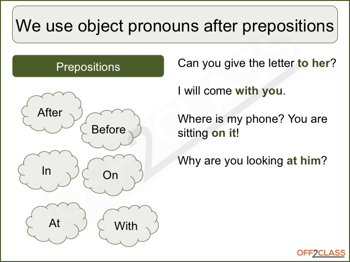 Object Pronouns Lesson Plan Off2Class