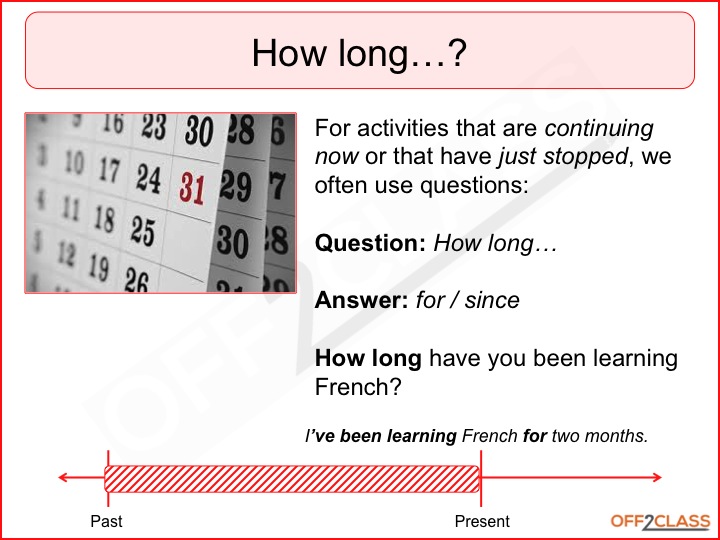 Present Perfect Continuous Lesson Plans Off2Class