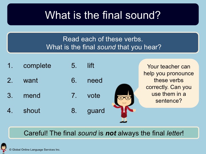 The Pronunciation of Regular Verbs in the Past Exercise Worksheet