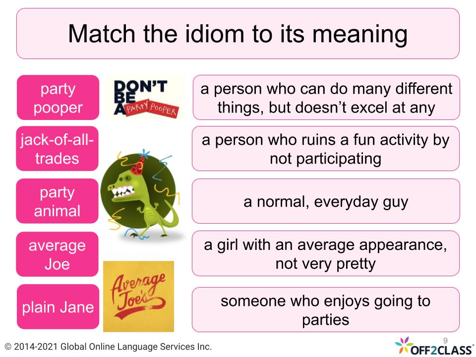 Idioms Matching Activity for 3rd-5th Grade (teacher made)